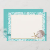 アクアビーチレースサンドドルサンキュー サンキューカード (正面/裏面)