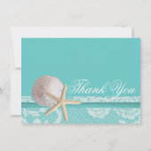 アクアビーチレースサンドドルサンキュー サンキューカード (裏面)