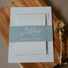 アクアビーチ結婚座標 招待状ベリーバンド