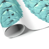 アクアピネコンオーナメントラッピング紙 ラッピングペーパー (ロールコーナー)