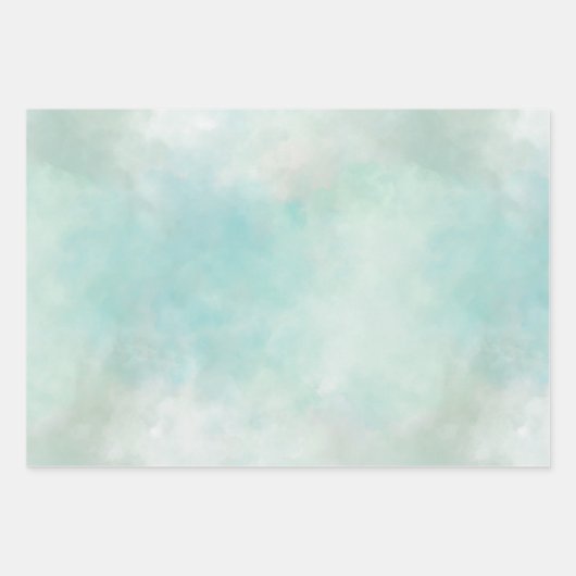 アクアピンクさくらんぼブロッサムフローラ ラッピングペーパーシート (正面2)