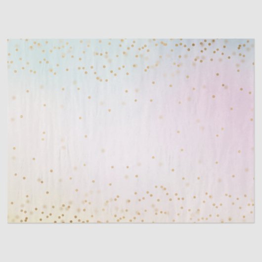 アクアピンクイエロー金ゴールド紙吹雪 薄葉紙 (正面)