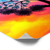 アクアピンクツリー・オブ・ライフ・ポスター ポスター (角)