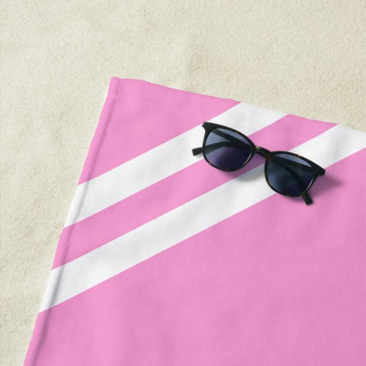 アクアピンク ボーイズ ガールズ ウィークエンド 名前入り ビーチタオル (インサイチュ)