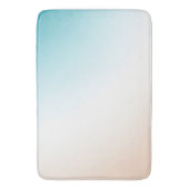 アクアピーチホワイトグラデーション バスマット (正面縦)