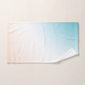 アクアピーチホワグラデーションイト バスタオルセット (ハンドタオル)