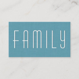 アクアファミリーカウンセシンプルラースタイルV39 名刺