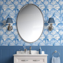 アクアファン風 – 青、白 – 沿岸