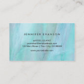 アクアフェイクステンドグラス水彩模様 名刺 (裏面)