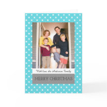 アクアフェスティバルスターズホリデーフォトグリーティングカード