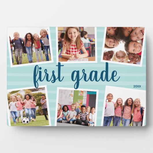 アクアフォトコラージキッズスクールイヤー記念 フォトプラーク (正面)