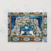 アクアフラワーズイン花瓶，エスパーナ広場，セビリア， Sp ポストカード (正面/裏面)