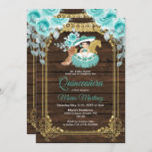 アクアフラワーズプリンセスキンセニェラメキシコ  招待状 (正面/裏面)