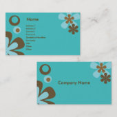 アクアフラワーズ 名刺 (正面/裏面)