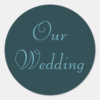 アクアフランスのウア結婚式用シール ラウンドシール