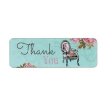 アクアフランスのラベルの椅子