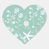 アクアフローラギフトシール ハートシール (正面)