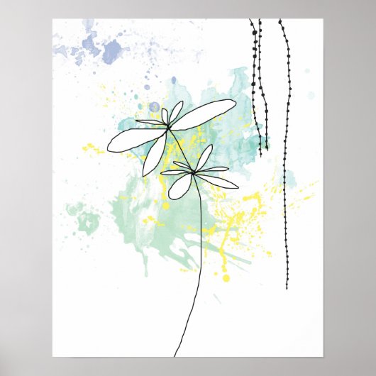 アクアフローラスプラッシュポスター ポスター (正面)