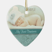 アクアフローラスワールベビー初めてのクリスマス セラミックオーナメント (右)