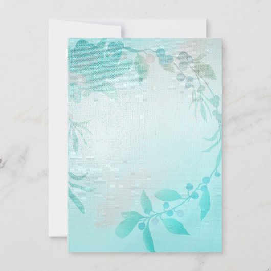 アクアフローラピーチクラフト誕生日 招待状