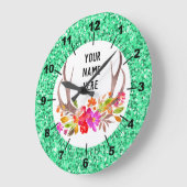 アクアフローラ大時計 ラージ壁時計 (傾斜)