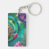 アクアフローラ抽象芸術水中庭園 キーホルダー (裏面)