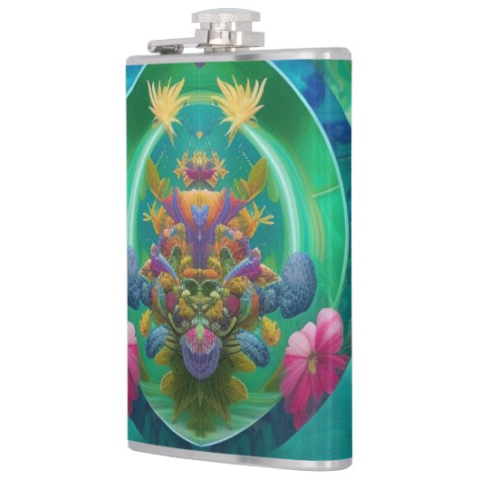 アクアフローラ抽象芸術水中庭園 フラスク (左)