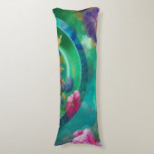 アクアフローラ抽象芸術水中庭園 ボディピロー (正面縦)