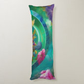 アクアフローラ抽象芸術水中庭園 ボディピロー (裏面 (縦))