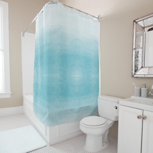 アクアブリスウォーターカラグラデーションー シャワーカーテン (インサイチュ)