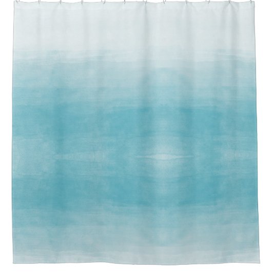 アクアブリスウォーターカラグラデーションー シャワーカーテン (正面)