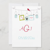 アクアブリス結婚式招待状 招待状 (裏面)