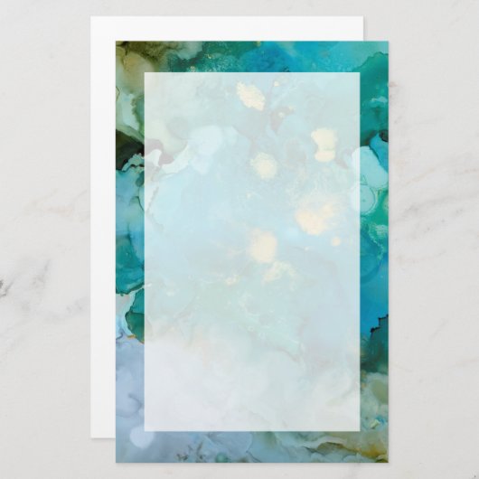 アクアブルメI 便箋 (正面/裏面)