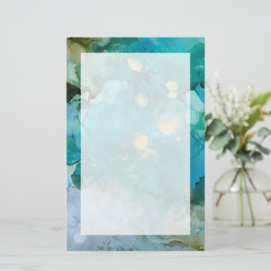 アクアブルメI 便箋 (スタンド正面)