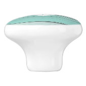 アクアブルーいかりフェイクウッドドロワ航海のーノブ セラミックノブ (側面)