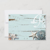 アクアブルーのシーセルは私の花嫁のメイドになるかな 招待状 (裏面)