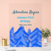 アクアブルーアドベンチャーが1st birthday mountain dを開始 アクリルサイン (ウェディング)