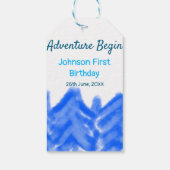 アクアブルーアドベンチャーが1st birthday mountain dを開始 ギフトタグ (裏面)