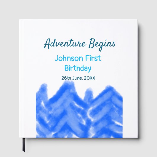 アクアブルーアドベンチャーが1st birthday mountain dを開始 ゲストブック (正面)