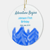 アクアブルーアドベンチャーが1st birthday mountain dを開始 セラミックオーナメント (左)