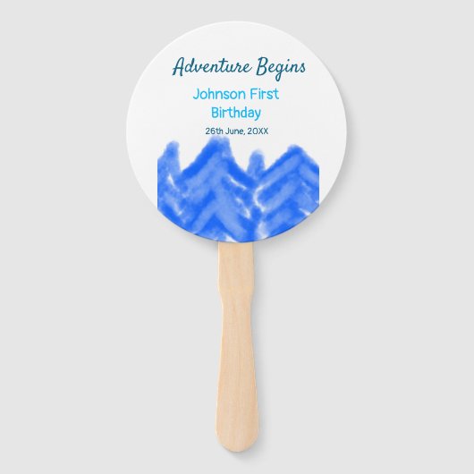 アクアブルーアドベンチャーが1st birthday mountain dを開始 ハンドファン (正面)