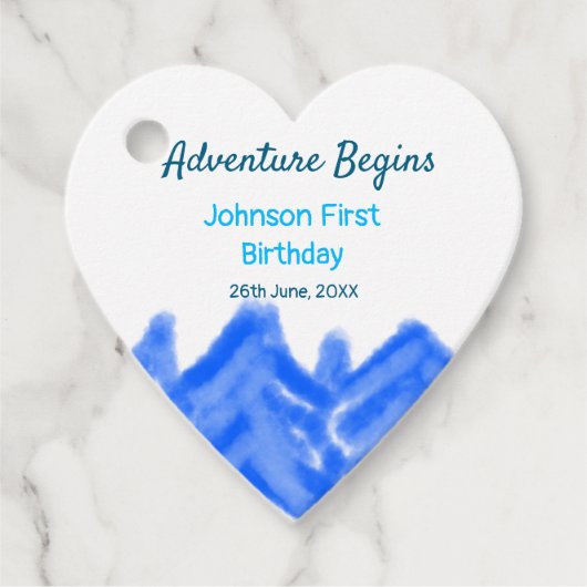 アクアブルーアドベンチャーが1st birthday mountain dを開始 フェイバータグ (正面)