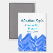 アクアブルーアドベンチャーが1st birthday mountain dを開始 マグネット (正面/裏面)