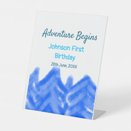 アクアブルーアドベンチャーが1st birthday mountain dを開始 台座サイン