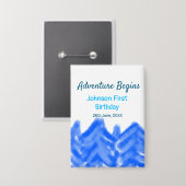 アクアブルーアドベンチャーが1st birthday mountain dを開始 缶バッジ (正面/裏面)