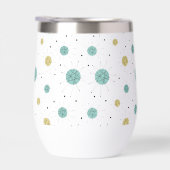 アクアブルーイエローフランシスカンスターバストミッドセンチュリー (右面)