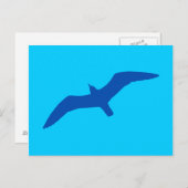 アクアブルーガル ポストカード (正面/裏面)