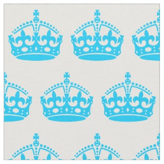 アクアブルークラウン ファブリック