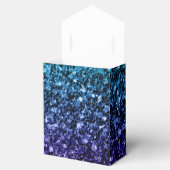 アクアブルーグラデーショングリッタースパークルススウィート16 フェイバーボックス (オープン)