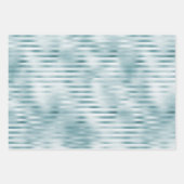 アクアブルーグラムヒョウ印刷 ラッピングペーパーシート (正面3)